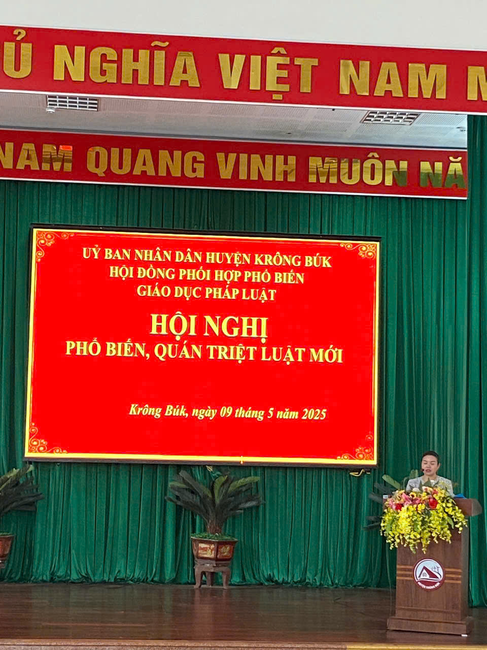 UBND huyện Krông Búk tổ chức hội nghị phổ biến, quán triệt luật mới